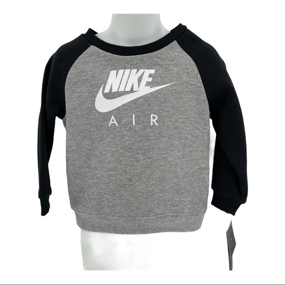 Nike Air Boys Colorblock Sweatshirt Size 24 Months - Picture 1 of 6
